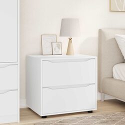 60x48x57cm White Storage Cabinet — Organize with Style