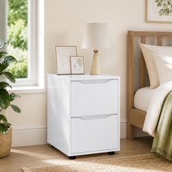 Concise Design of High Gloss White Storage Cabinet