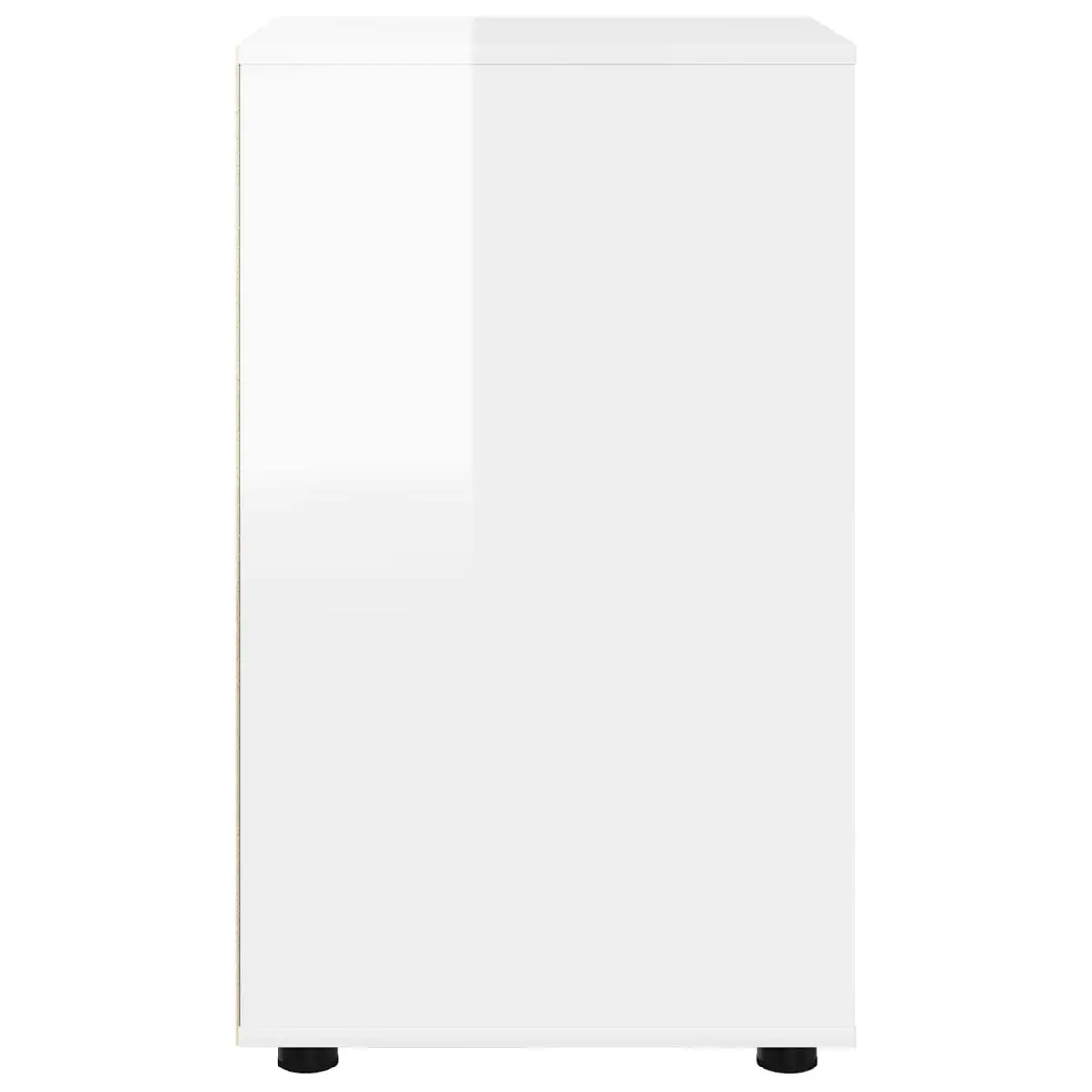 Storage Cabinet High Gloss White Sleek Modern Design Drawers Bedroom Living Room