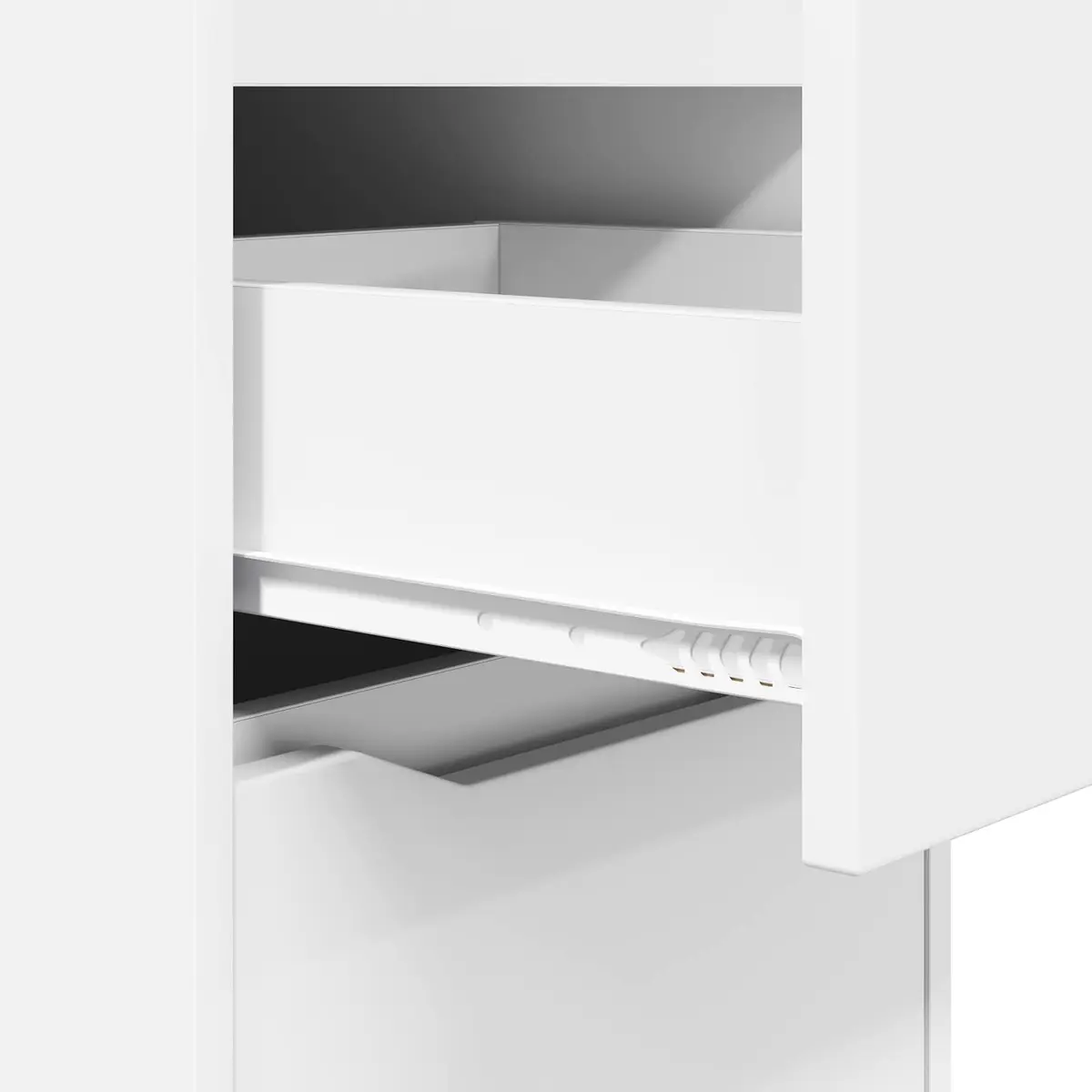 Storage Cabinet White 40 x 48 x 105 cm Engineered Wood Bedroom Living Room