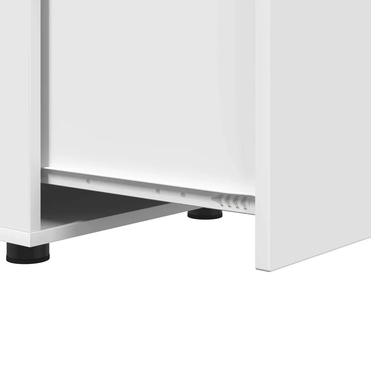 Bathroom Storage Cabinet White 40.5 x 40 x 44 cm Engineered Wood Minimalist