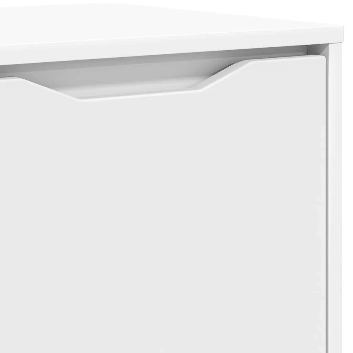 Bathroom Storage Cabinet White 40.5 x 40 x 44 cm Engineered Wood Minimalist