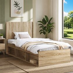 Simple Yet Elegant Brown Headboard for Your Bedroom