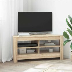 Compact and Modern Grey Corner TV Cabinet