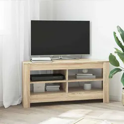 Compact and Modern Grey Corner TV Cabinet