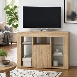 Your Perfect Grey Corner LED TV Cabinet for Any Room