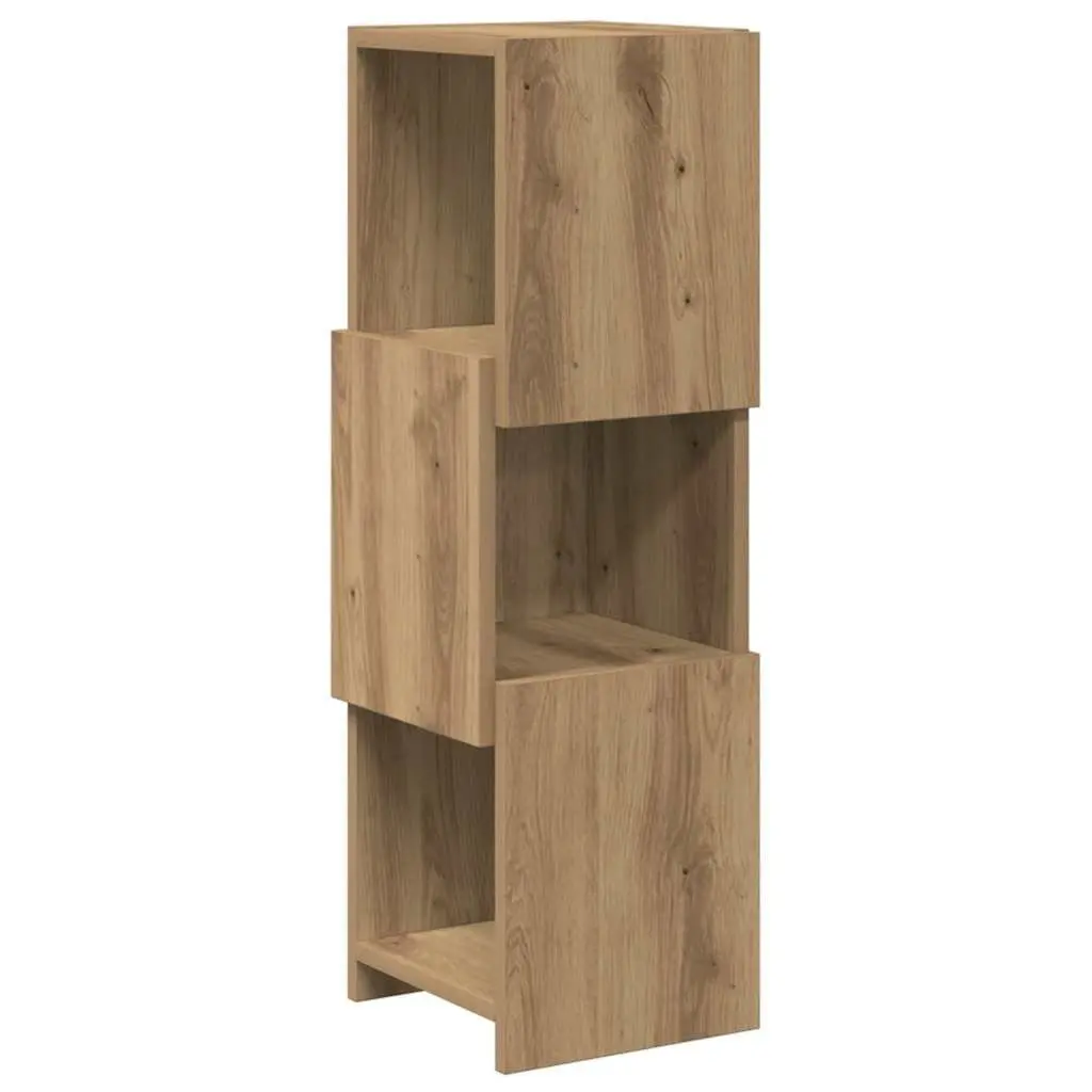 Corner Cabinet Storage Unit 25.5x25x80cm Brown Modern Living Room Furniture