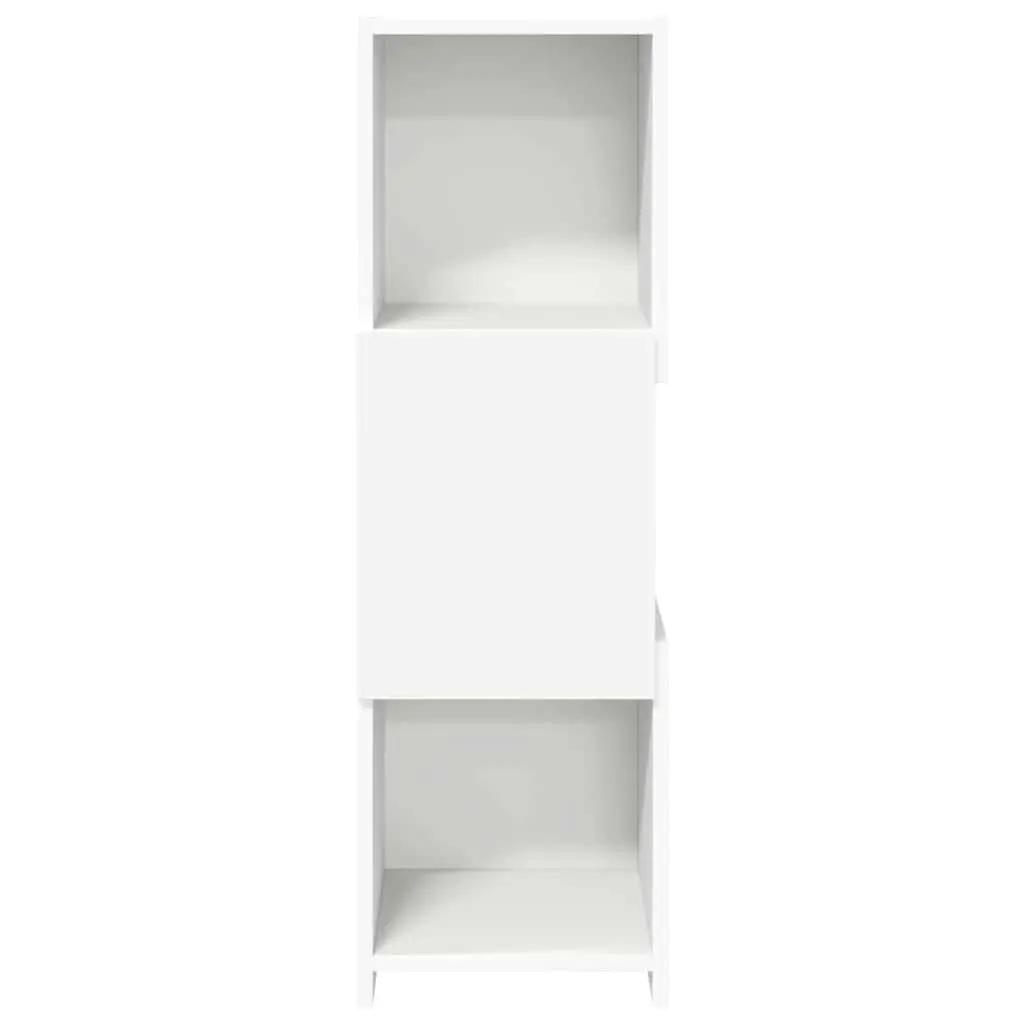 Corner Cabinet Matte 30.5x30x95cm Modern Living Room Organizer Engineered Wood