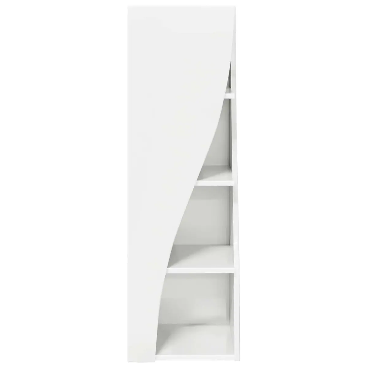 Corner Storage Cabinet 32x32x102cm Modern Living Room Organiser Engineered Wood