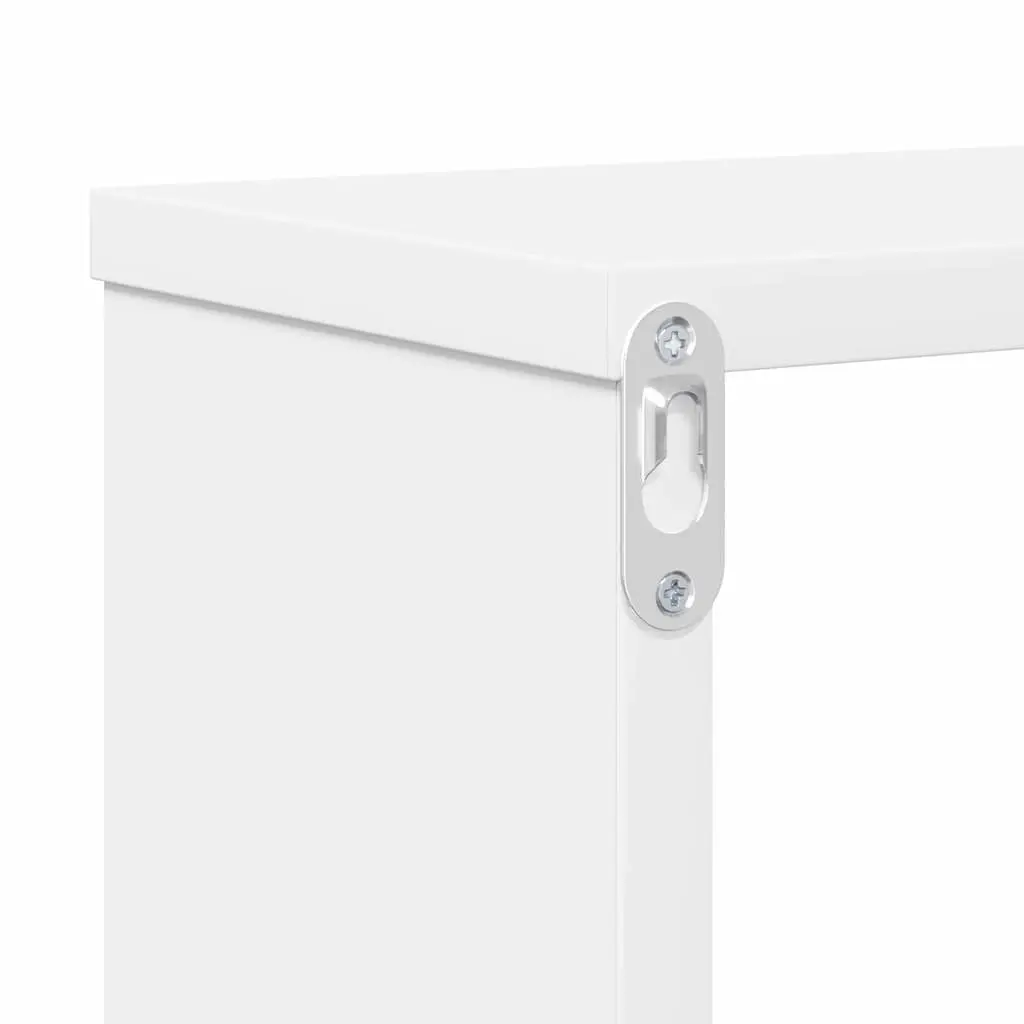 Wall Mounted TV Stand 150x25x28.5cm Engineered Wood Shelves Storage Unit