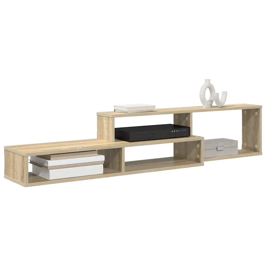 Grey Wall Mounted TV Stand for Smart Storage