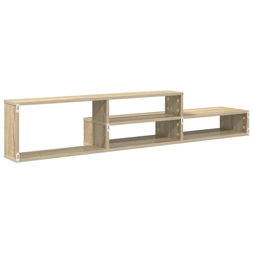 Grey Wall Mounted TV Stand for Smart Storage