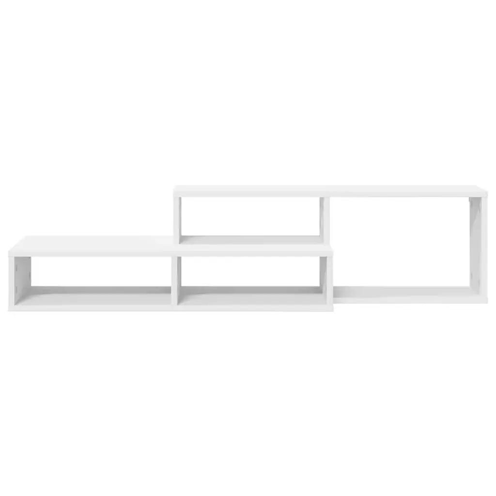 Wall Mounted TV Stand Engineered Wood Matte Finish 120x25x28.5cm Media Storage