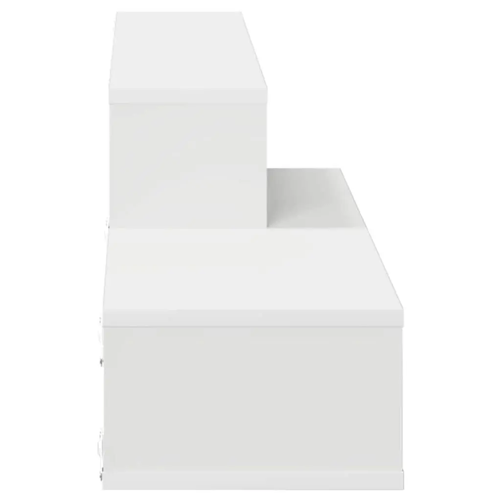 Wall Mounted TV Stand Engineered Wood Matte Finish 120x25x28.5cm Media Storage