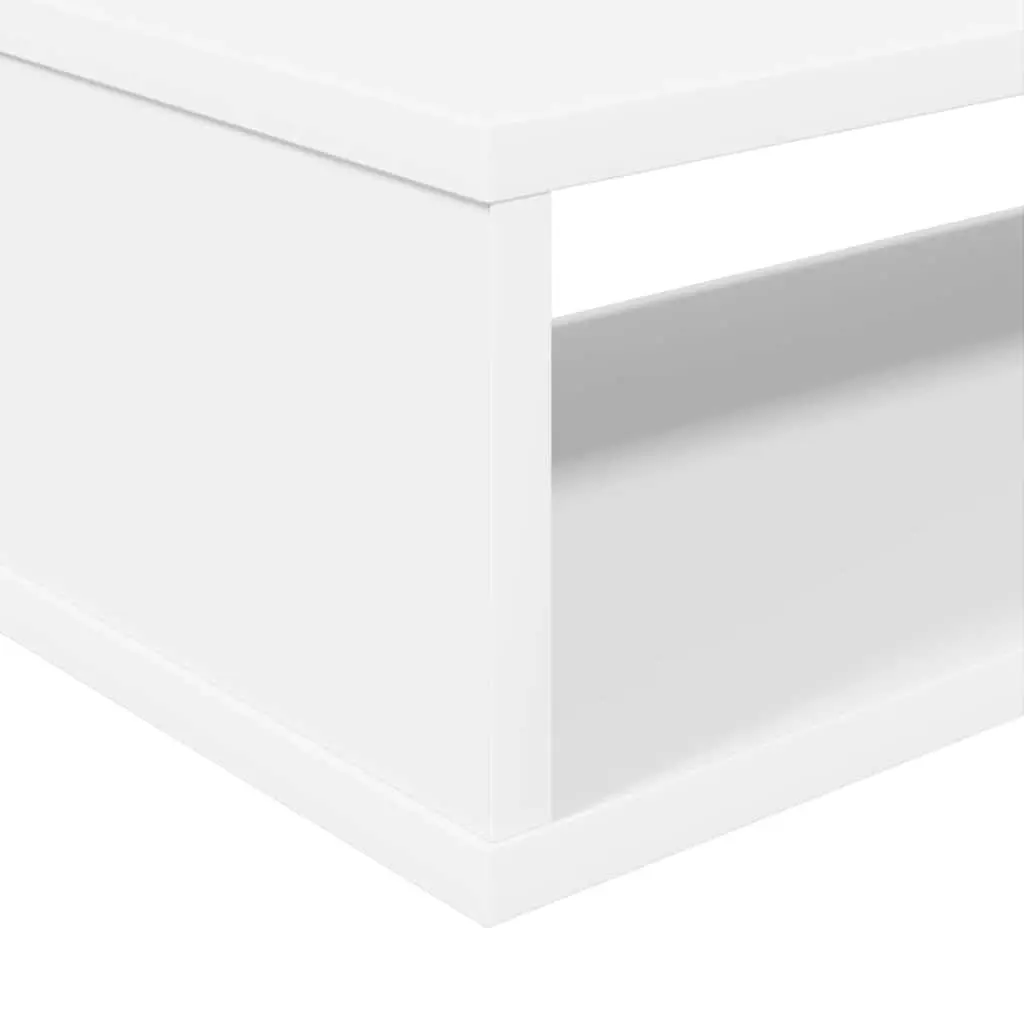 Wall Mounted TV Stand Engineered Wood Matte Finish 120x25x28.5cm Media Storage