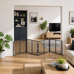 Compact and Efficient 4-Panel Dog Playpen