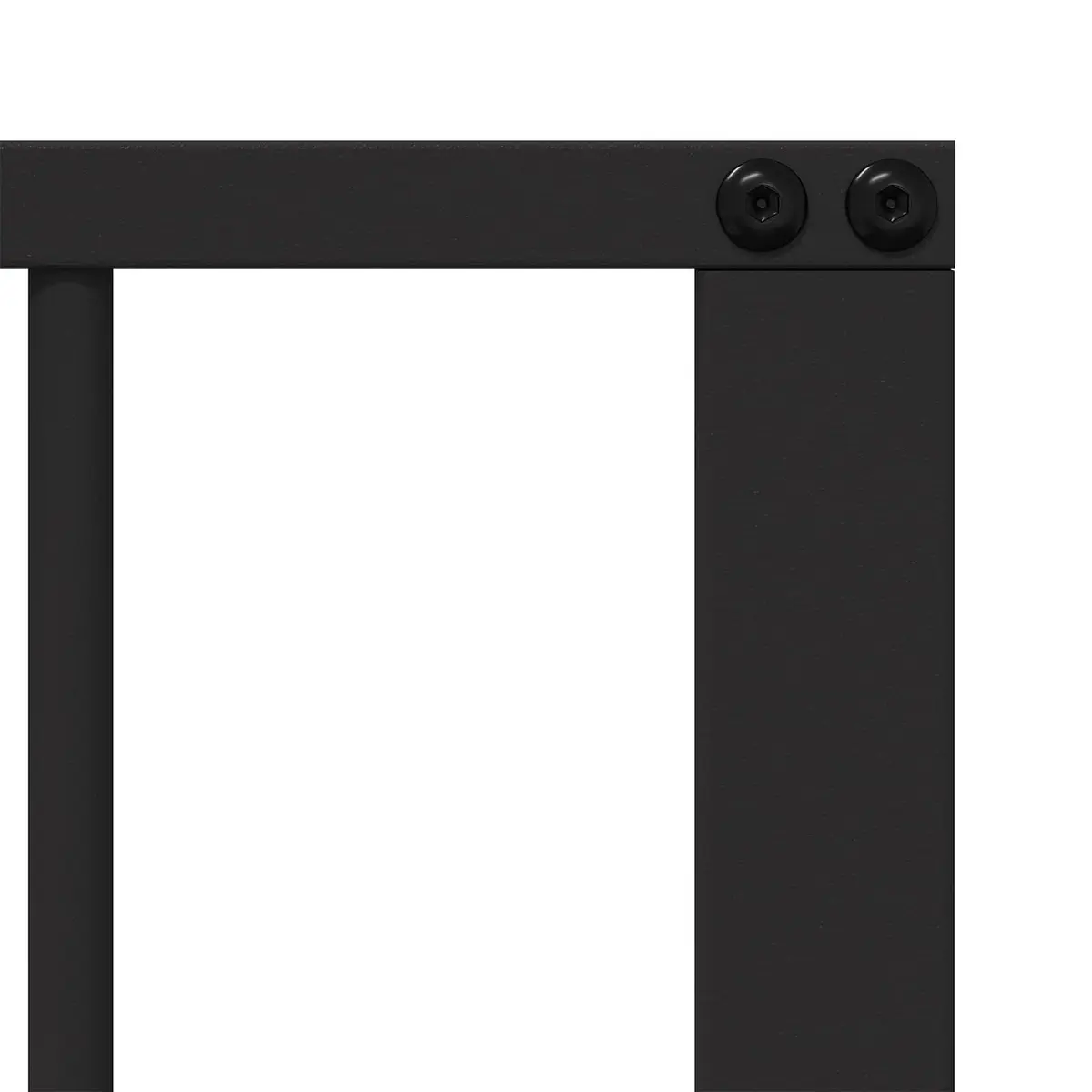 Dog Gate Black 60 x 80 cm Foldable Adjustable Pet Enclosure 2 Piece