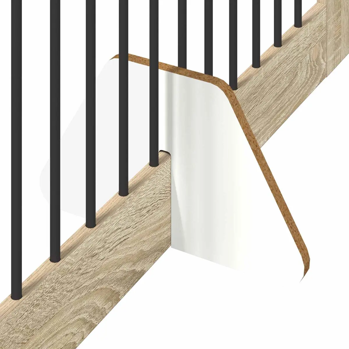 Foldable Dog Gate Brown 401 cm Indoor Pet Barrier Fence 4 pcs