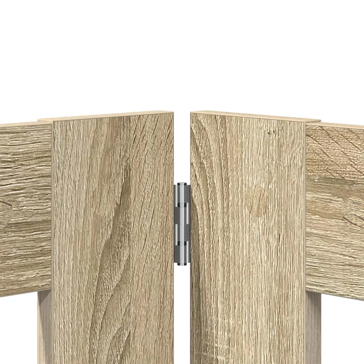 Foldable Dog Gate Sonoma Oak 321cm Freestanding Indoor Pet Barrier