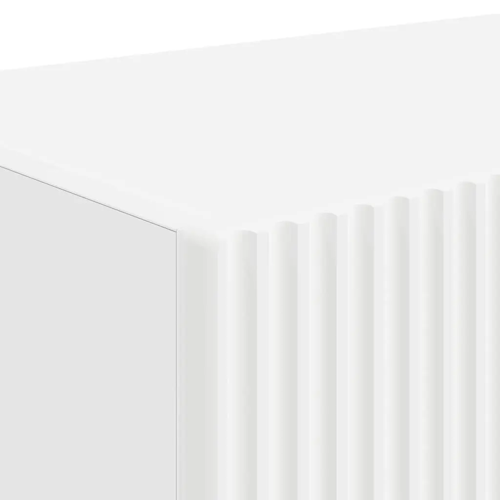 TV Wall Cabinet 2 Pieces White Modern Storage Unit 78.5 x 31 x 29.5 cm