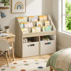 Compact and Stylish Kids Bookshelf for Easy Organization