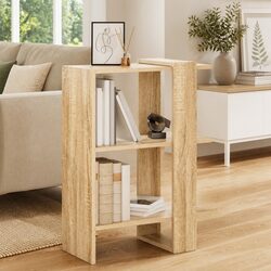 Compact Sonoma Oak Bookshelf – 52 x 25 x 71.5 cm Design