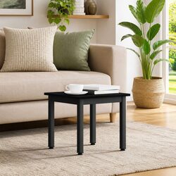 Compact Black Coffee Table with Modern Appeal