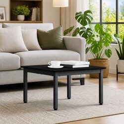 Compact Black Coffee Table for Modern Living Spaces