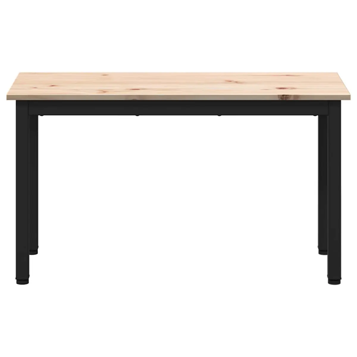 Solid Pine Wood Bench Natural Brown 80x35x45cm Dining Patio Entryway Seating