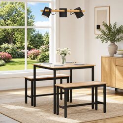 Compact Square Dining Table 80x80x75cm for Any Setting