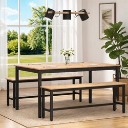 Dining Table 150 x 90 x 75 cm – Modern & Sturdy