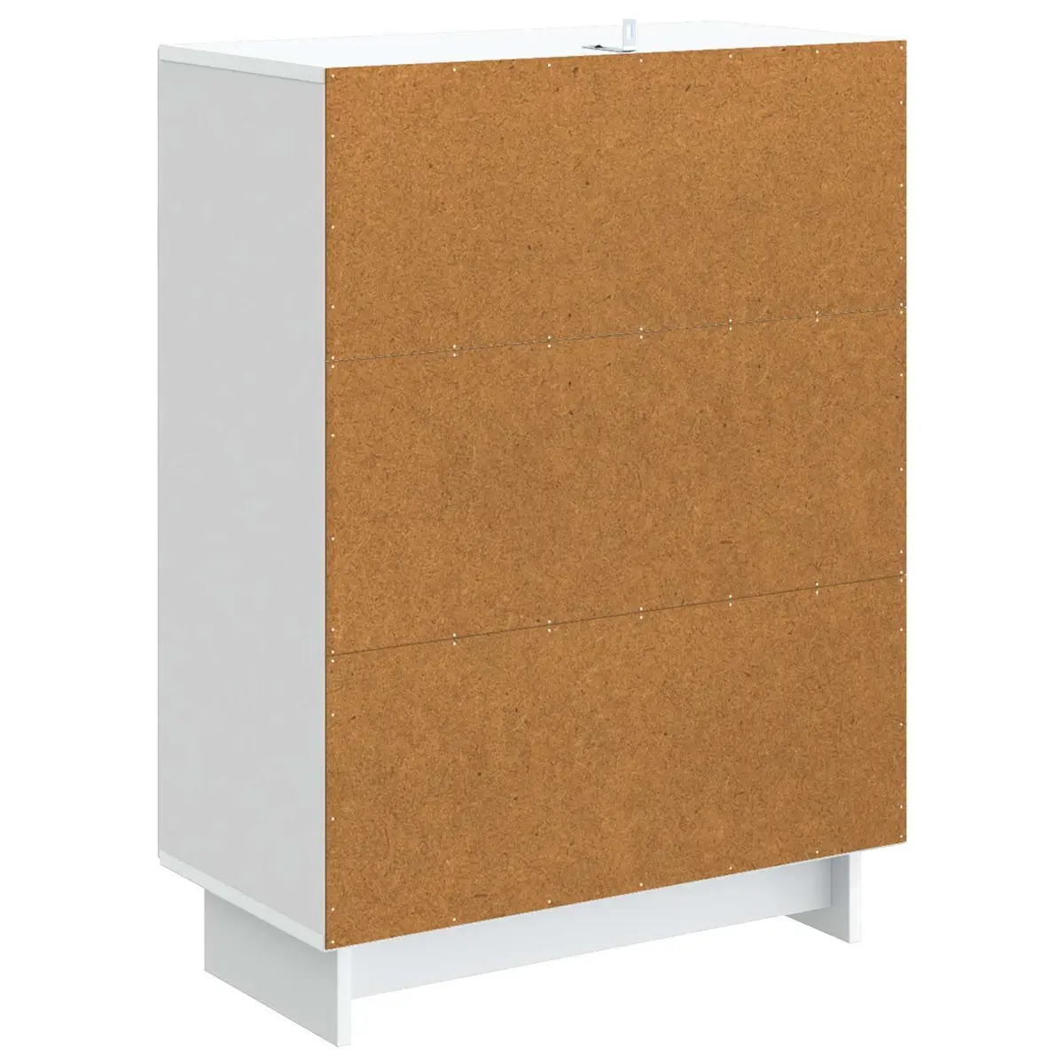Sideboard White 66 x 34.5 x 90 cm Vintage Style Engineered Wood Storage Cabinet