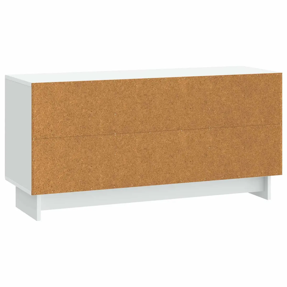 TV Cabinet White 102 x 34.5 x 50 cm Engineered Wood Adjustable Shelves