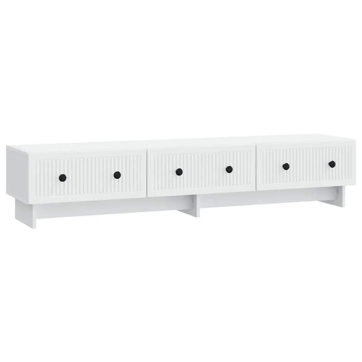 TV Cabinet White 147 x 34.5 x 30 cm Engineered Wood Multifunctional Storage