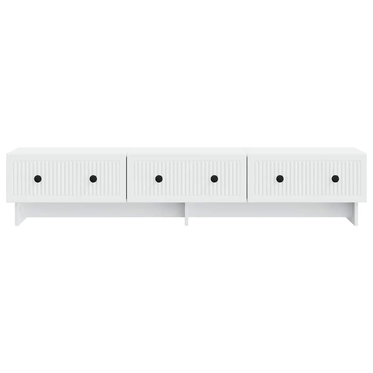 TV Cabinet White 147 x 34.5 x 30 cm Engineered Wood Multifunctional Storage