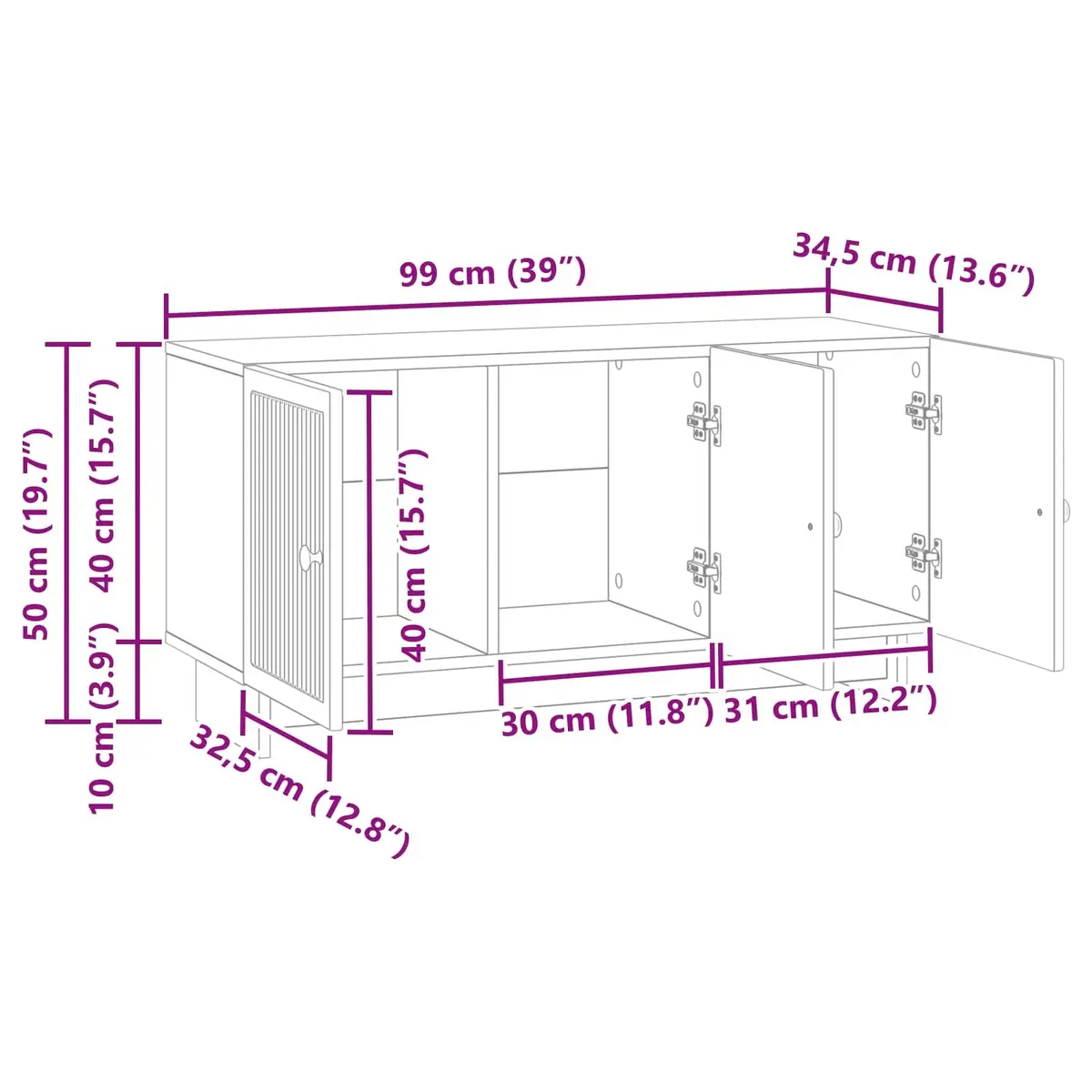 White TV Cabinet