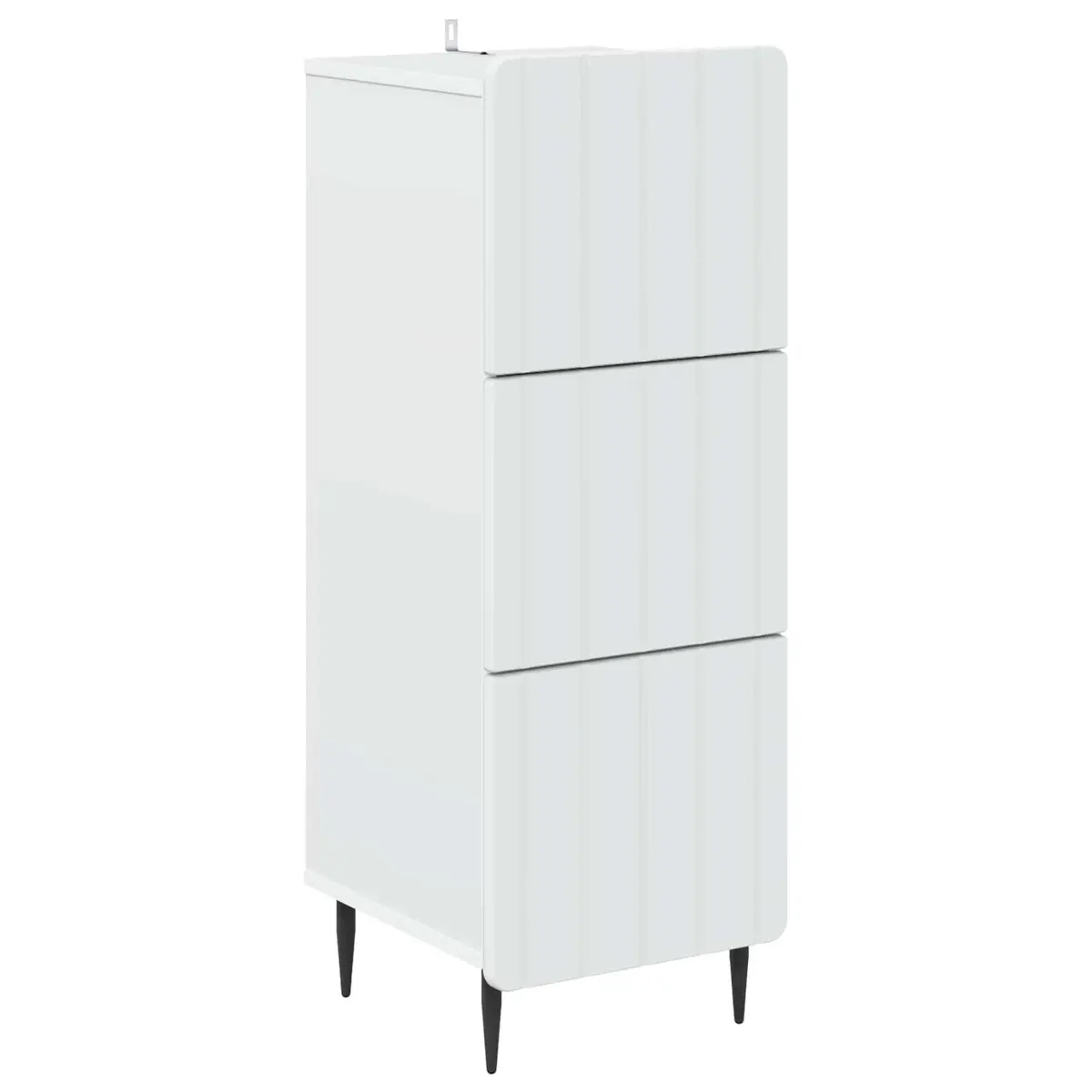 Drawer Cabinet White Storage Furniture Living Room Bedroom Engineered Wood