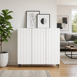 Compact White Sideboard for Effortless Organization
