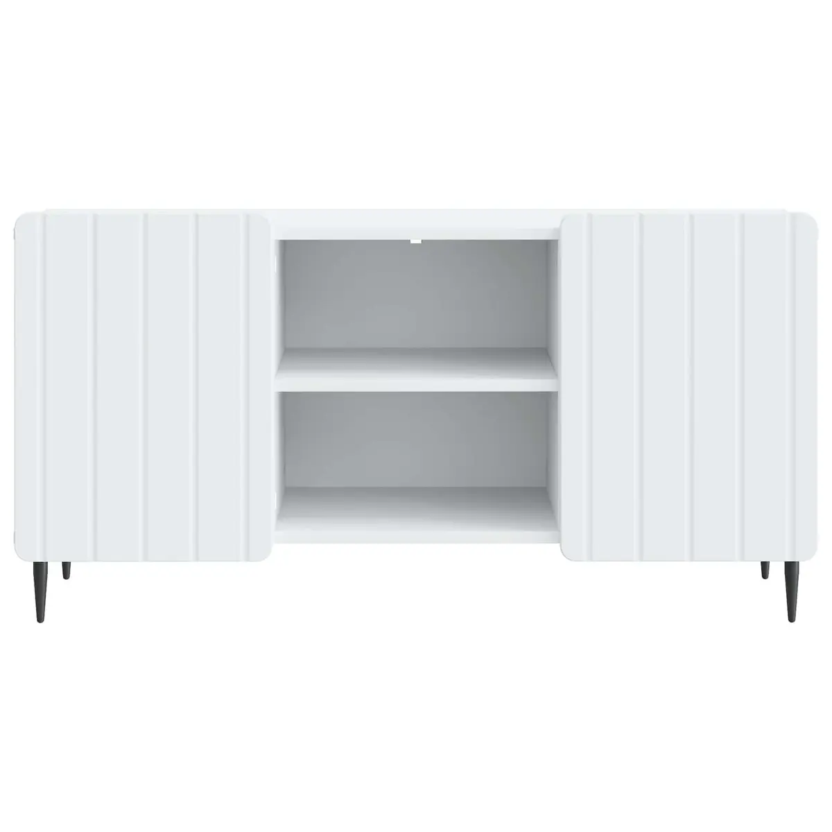 TV Cabinet White Modern Storage Unit Living Room Furniture Sideboard Engineered
