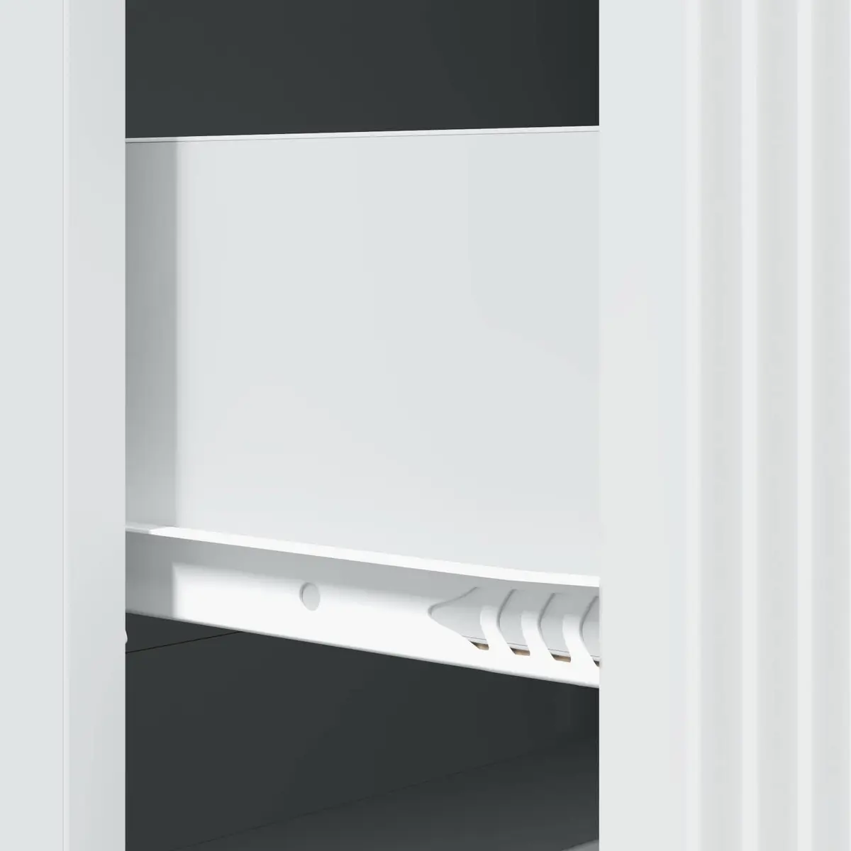 Drawer Cabinet White Storage Unit Modern Design Engineered Wood 66x34.5x90cm
