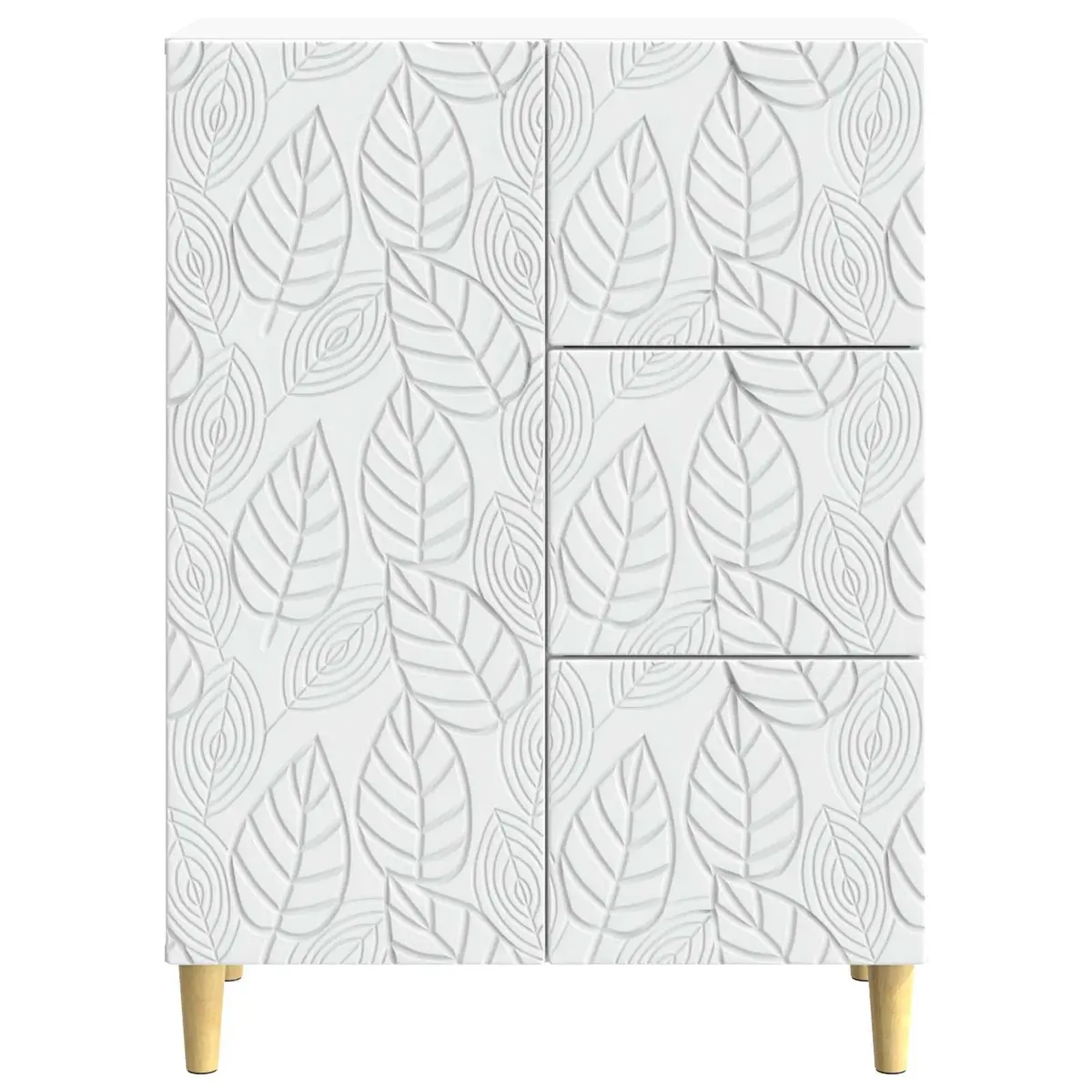 Sideboard White 66x34.5x90cm Engineered Wood Vintage