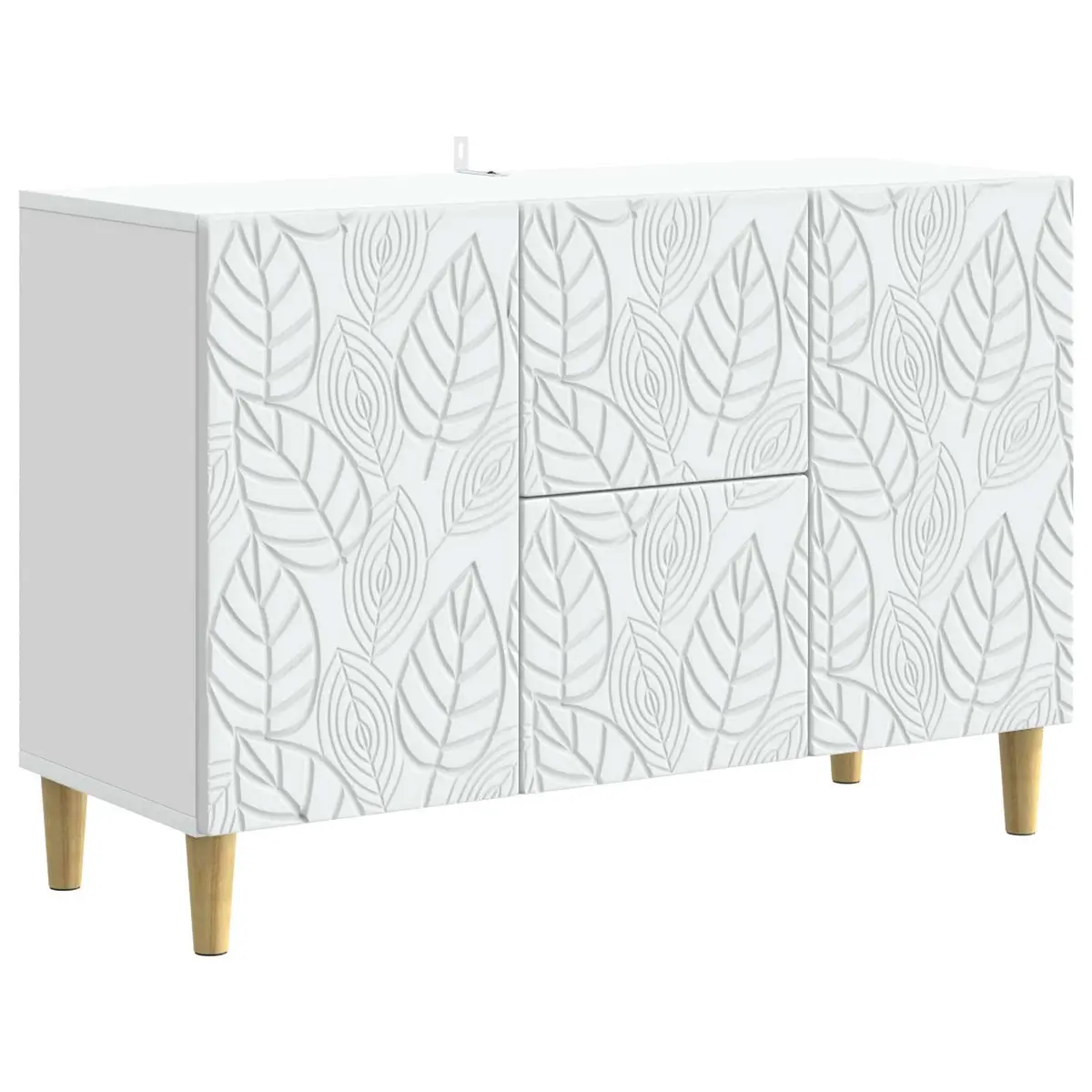 Sideboard White 89x34.5x60cm Modern Storage Cabinet for Dining Living Room
