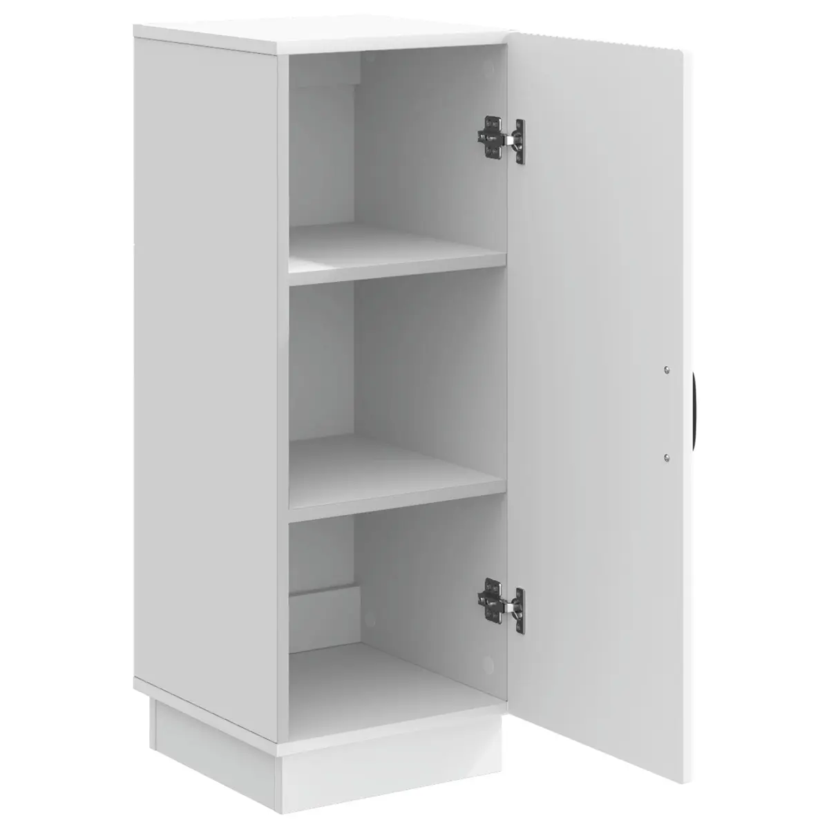 Sideboard White Storage Cabinet Buffet with Drawers and Shelves