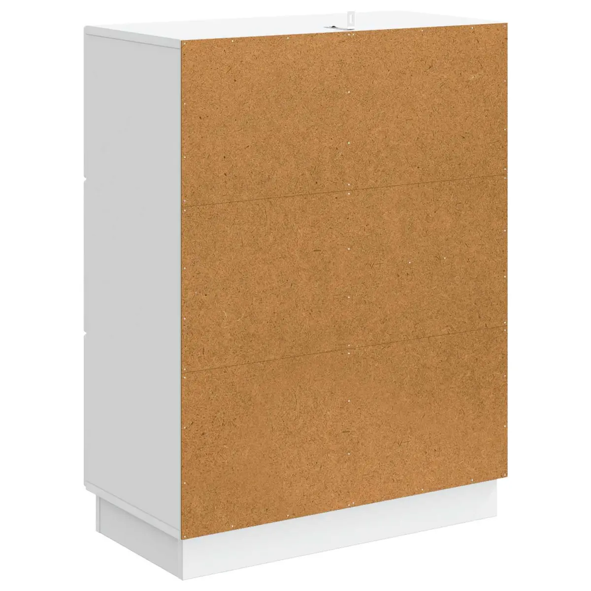 Storage Sideboard White Engineered Wood 66 x 34.5 x 87 cm with Compartments and Drawers for Dining Room Living Room Entryway