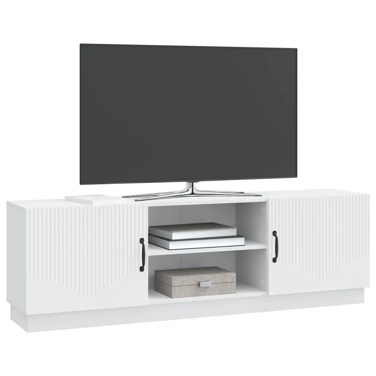150cm White TV Cabinet