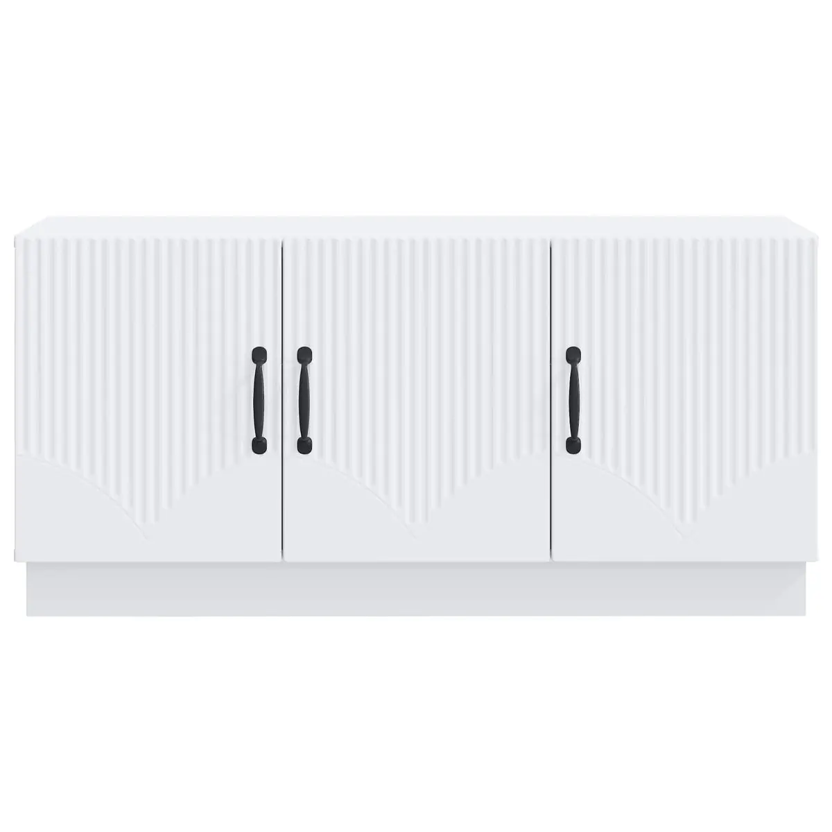 TV Cabinet White Entertainment Unit Media Stand Storage Shelves Drawers