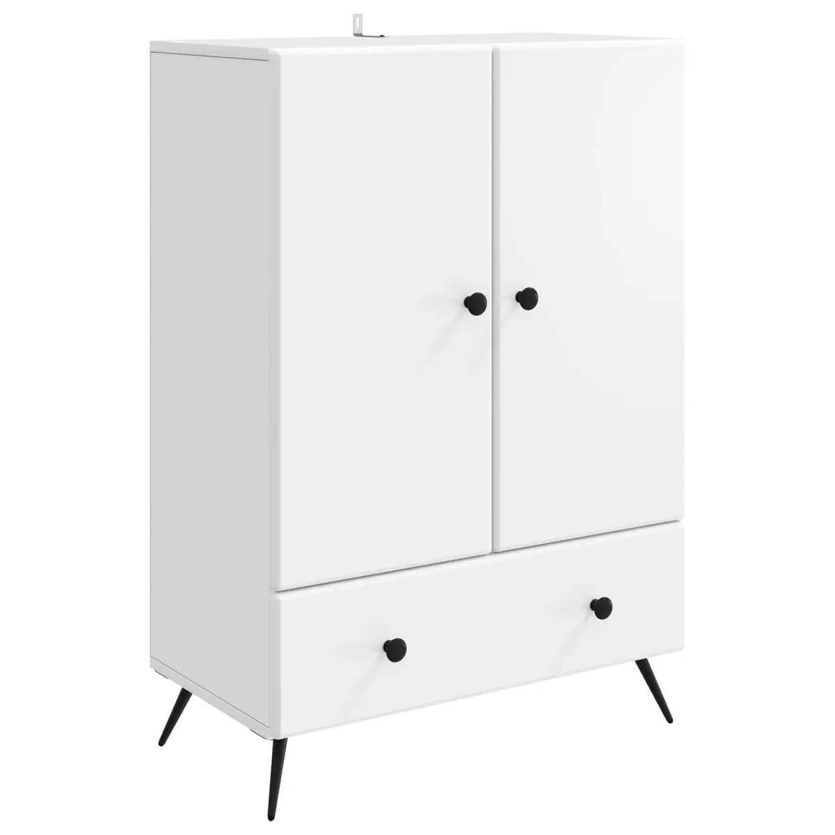 White Sideboard Buffet Cabinet Storage Furniture Living Room Dining 66x34.5x95cm