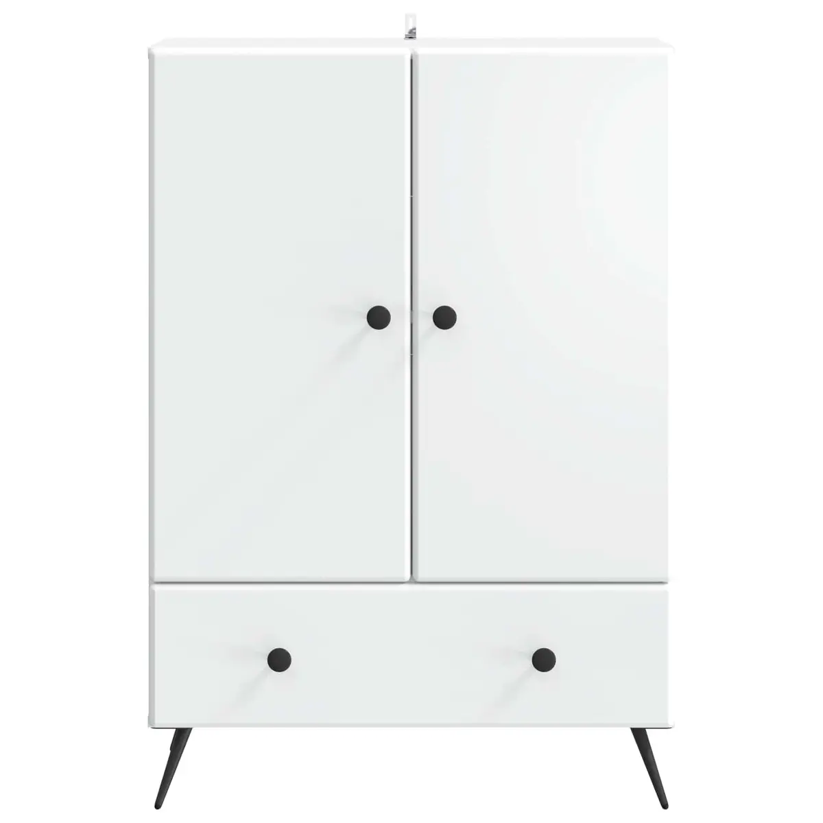 White Sideboard Buffet Cabinet Storage Furniture Living Room Dining 66x34.5x95cm