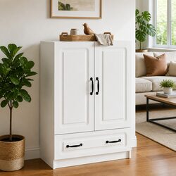 Sleek White Sideboard Storage Cabinet for Your Living Space