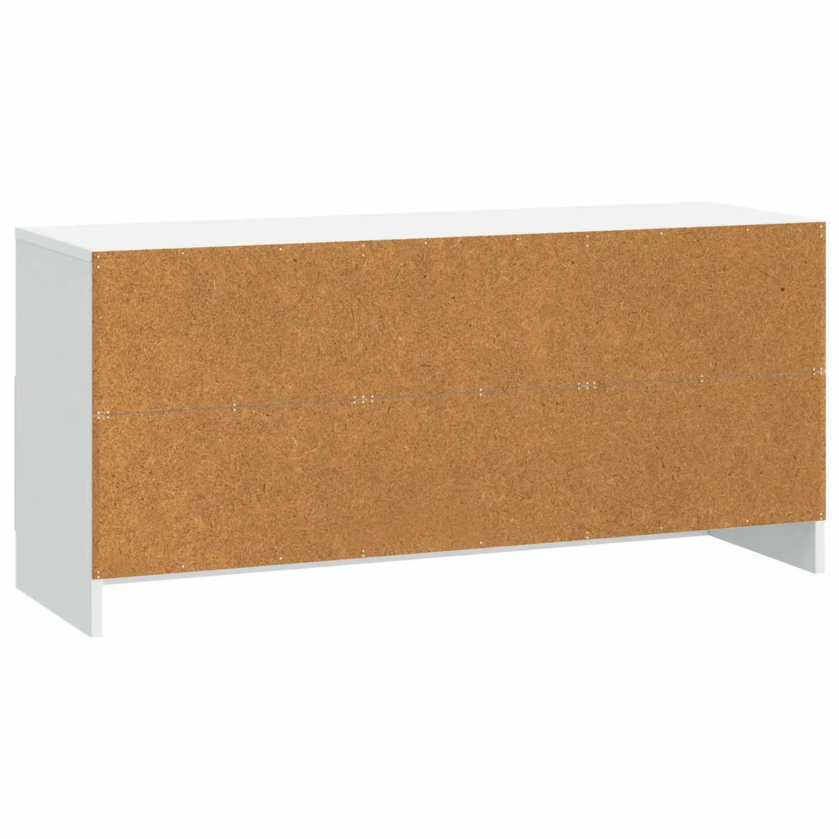 TV Cabinet White 102 x 34.5 x 47 cm Modern Living Room Storage Unit